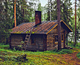 Log Cabin in the Wilderness - In My Father's House are Many Mansions