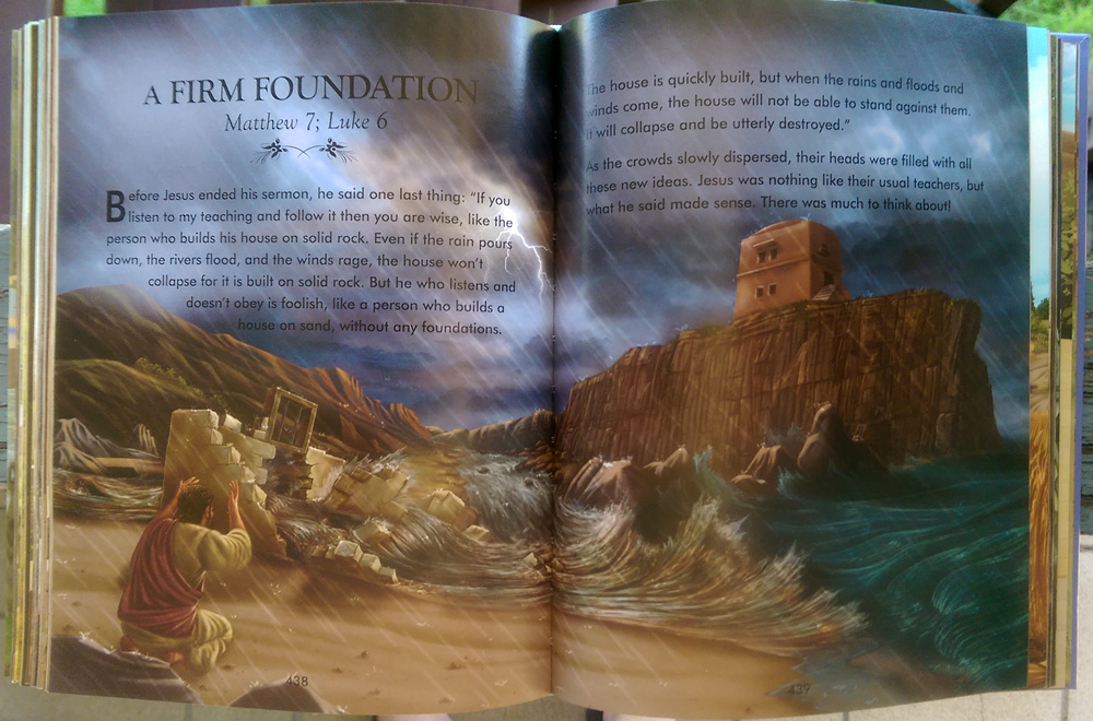 Children's Bibles are a good way even for adults to learn the most popular Bible stories. From 'The Illustrated Children's Bible' by Janice Emmerson-Hicks. Children's Bibles are a good way even for adults to learn the most popular Bible stories. From 'The Illustrated Children's Bible' by Janice Emmerson-Hicks.