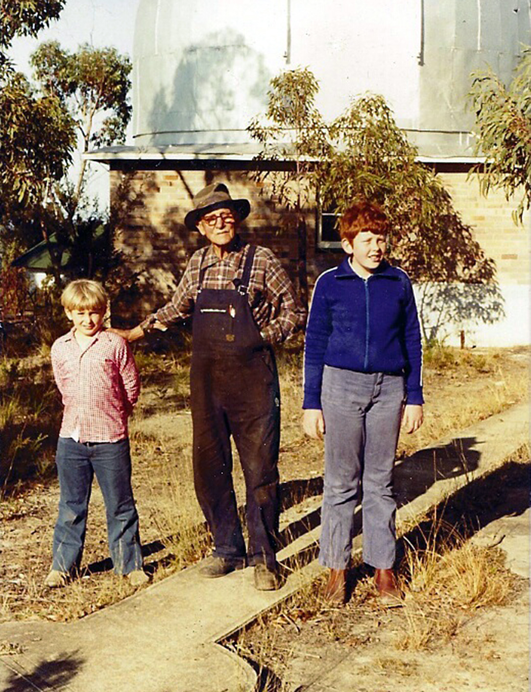 Taken around the time my father died, this is the only photo of me (on the right) with Ken Beames and the observatory he built at Linden. Dad had been heavily into DIY — but Ken took it to a whole other level. Taken around the time my father died, this is the only photo of me (on the right) with Ken Beames and the observatory he built at Linden. Dad had been heavily into DIY — but Ken took it to a whole other level.